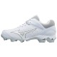 Mizuno 9-Spike Advanced Finch Elite 3 Women's Low Molded Fastpitch Softball Cleats - White Promotions